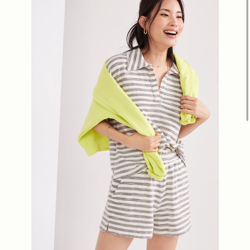 Anthropologie T.la Comfy Polo Lounge Set - Size Small